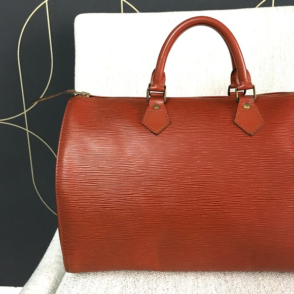 Authentic Louis Vuitton Kenya Speedy 35 bag brown Epi leather - Picture 5 of 16